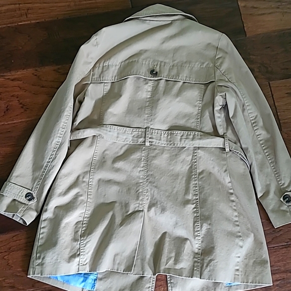 Tan cotton trench coat - Picture 2 of 6